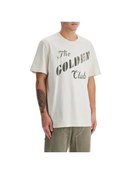 The Golden Club Printed T-Shirt-Golden Goose-JOHN JULIA