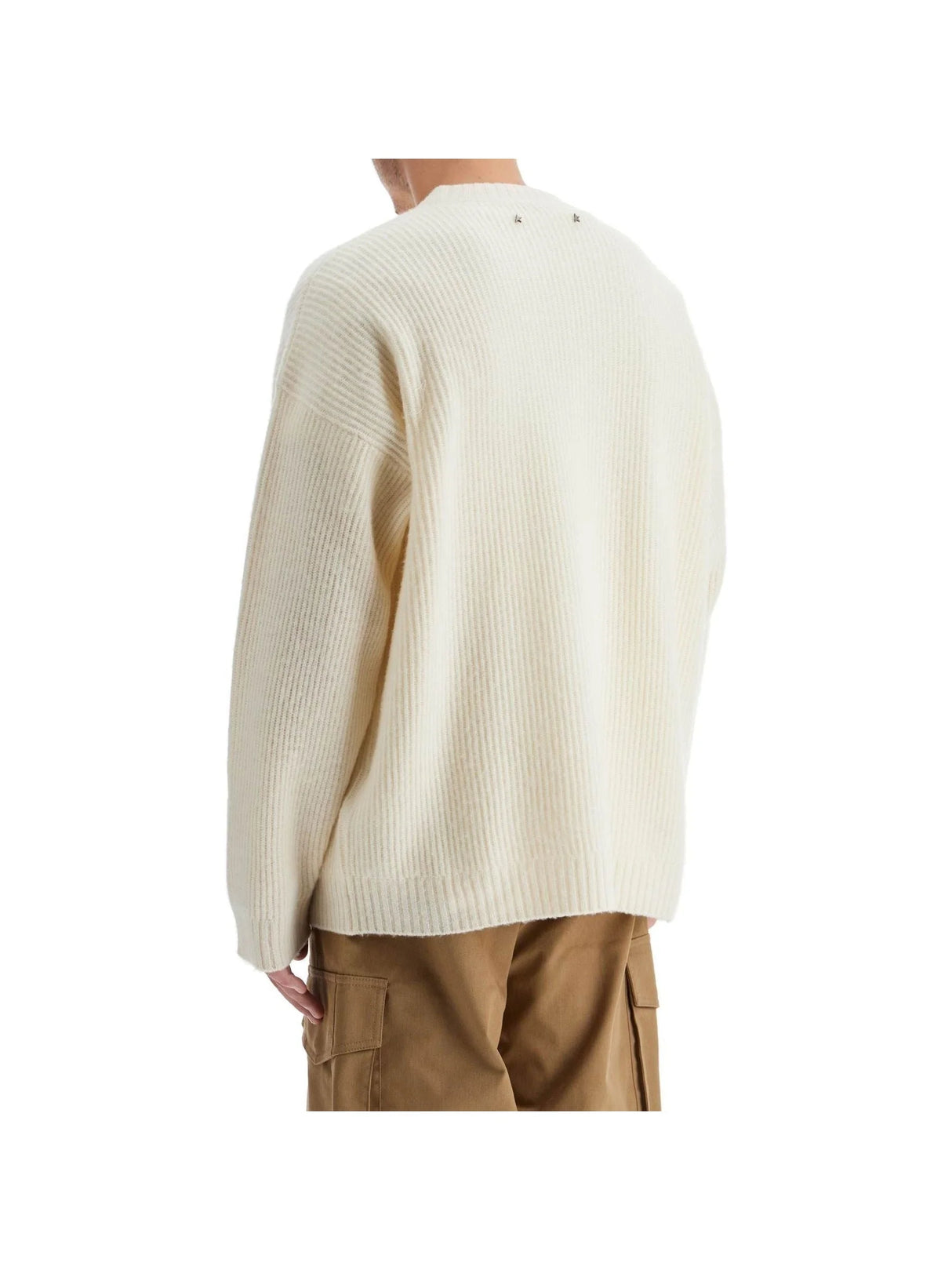 Ribbed Wool Sweater-Golden Goose-JOHN JULIA