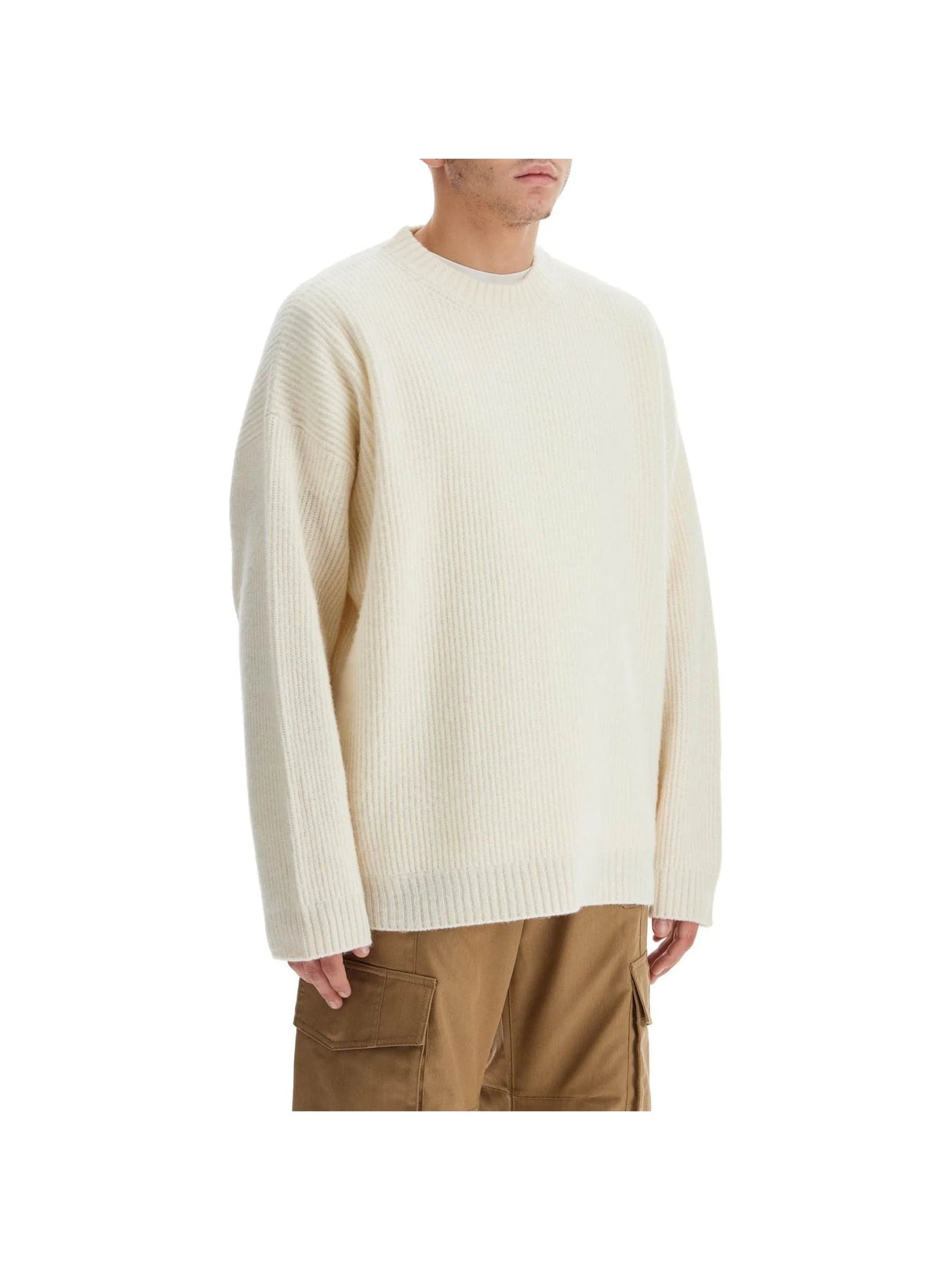 Ribbed Wool Sweater-Golden Goose-JOHN JULIA