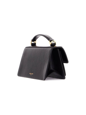 GOLDEN GOOSE-Small Venizia Boarded Leather Handbag -JOHN JULIA.