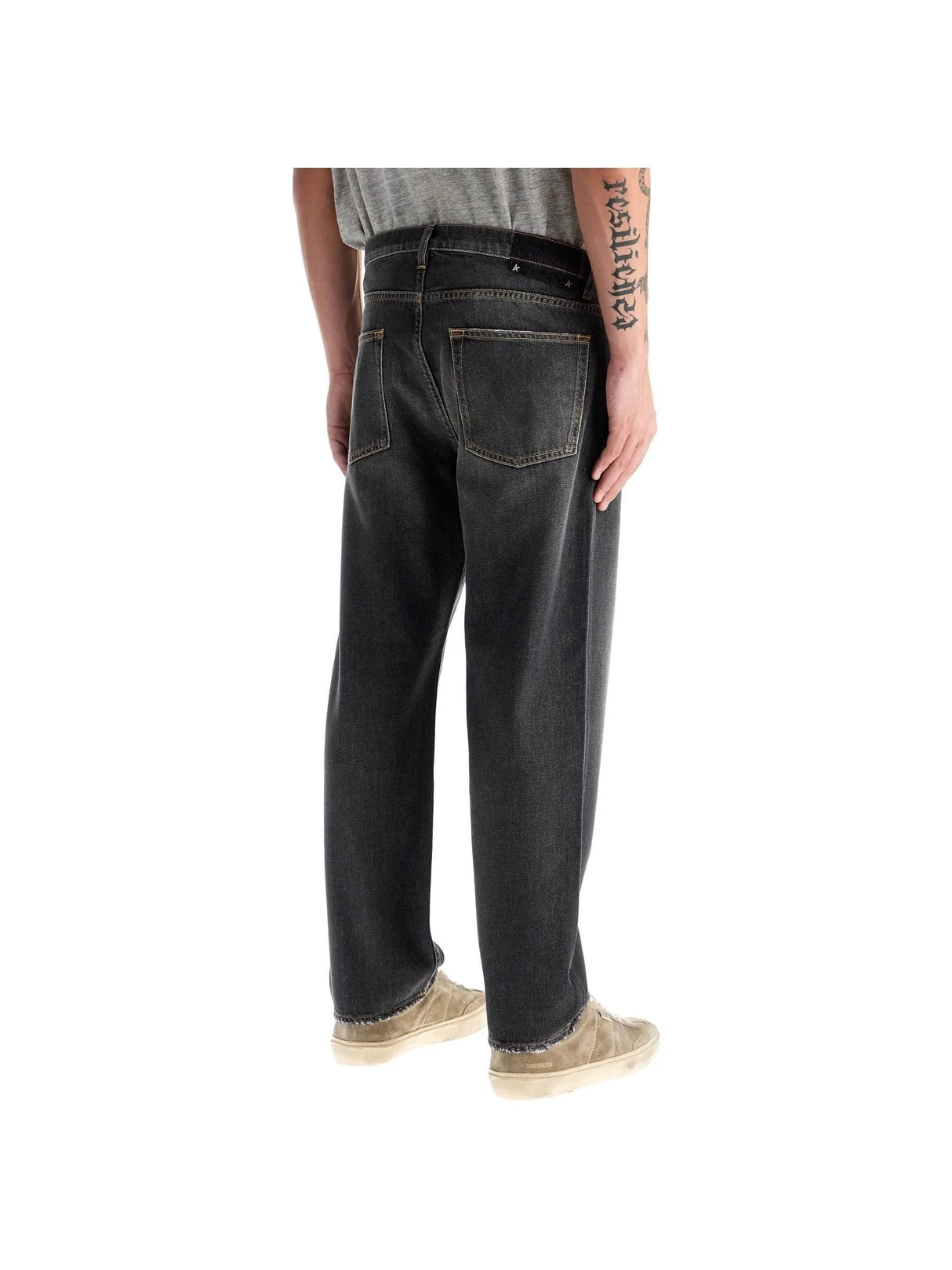 Stonewashed Denim Jeans-Golden Goose-JOHN JULIA