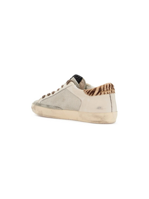 GOLDEN GOOSE-Super Star Canvas And Leather Sneakers -JOHN JULIA.