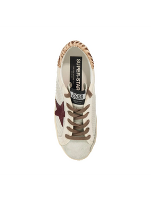 GOLDEN GOOSE-Super Star Canvas And Leather Sneakers -JOHN JULIA.