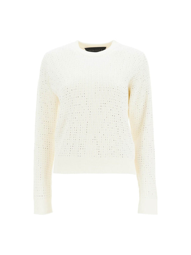 GOLDEN GOOSE-Crewneck Pullover With -JOHN JULIA.