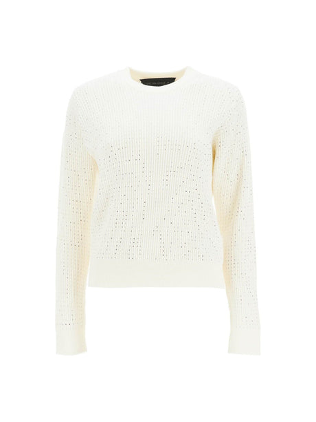 GOLDEN GOOSE-Crewneck Pullover With -JOHN JULIA.