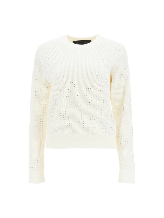 GOLDEN GOOSE-Crewneck Pullover With -JOHN JULIA.