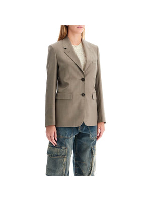 GOLDEN GOOSE-Tailored Wool Fresco Jacket For -JOHN JULIA.