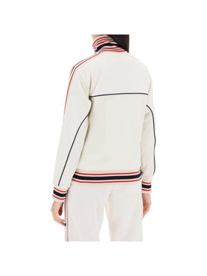 GOLDEN GOOSE-Track Sweatshirt With Contrasting Hems-JOHN JULIA