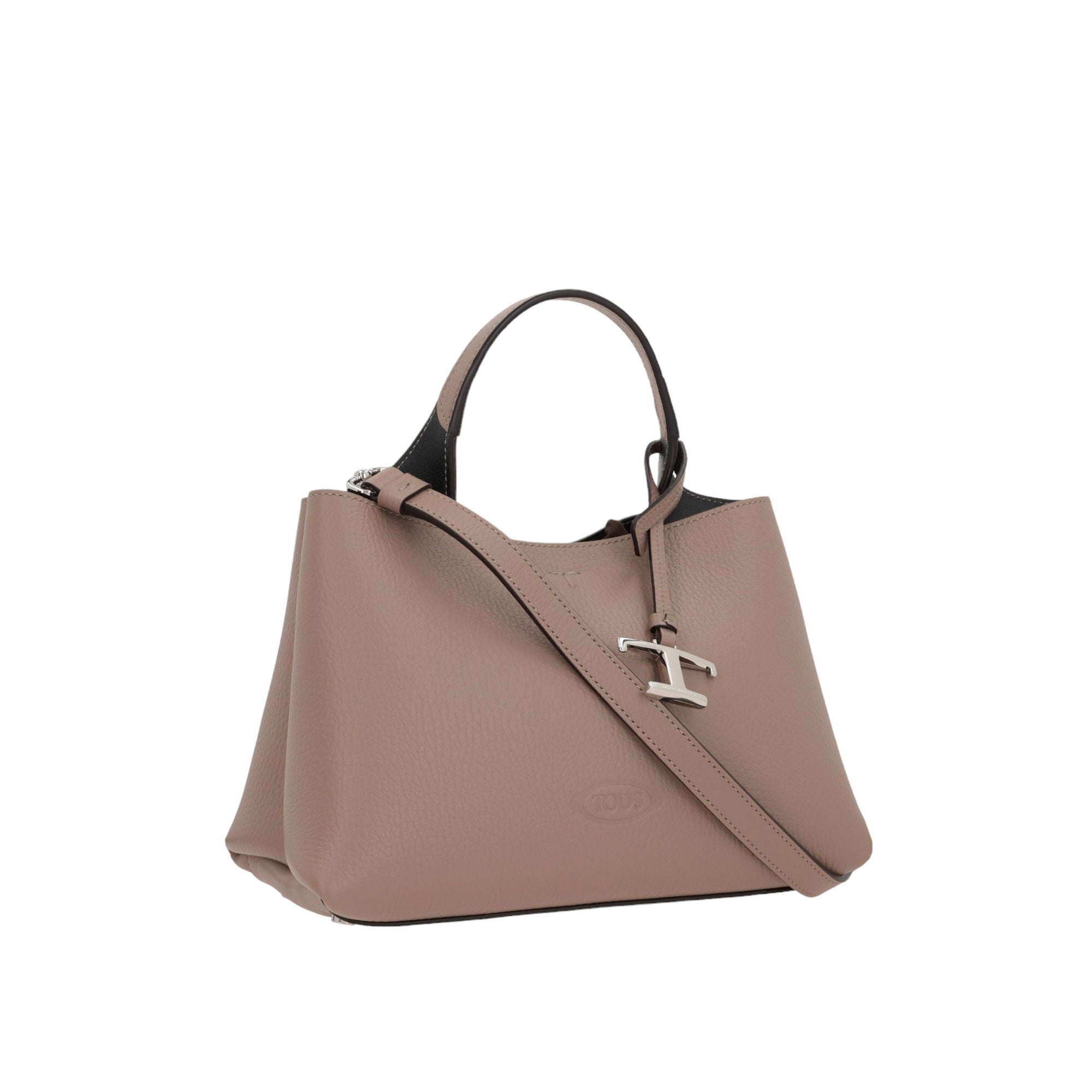 Grainy Leather Micro Handbag-TOD'S-JOHN JULIA