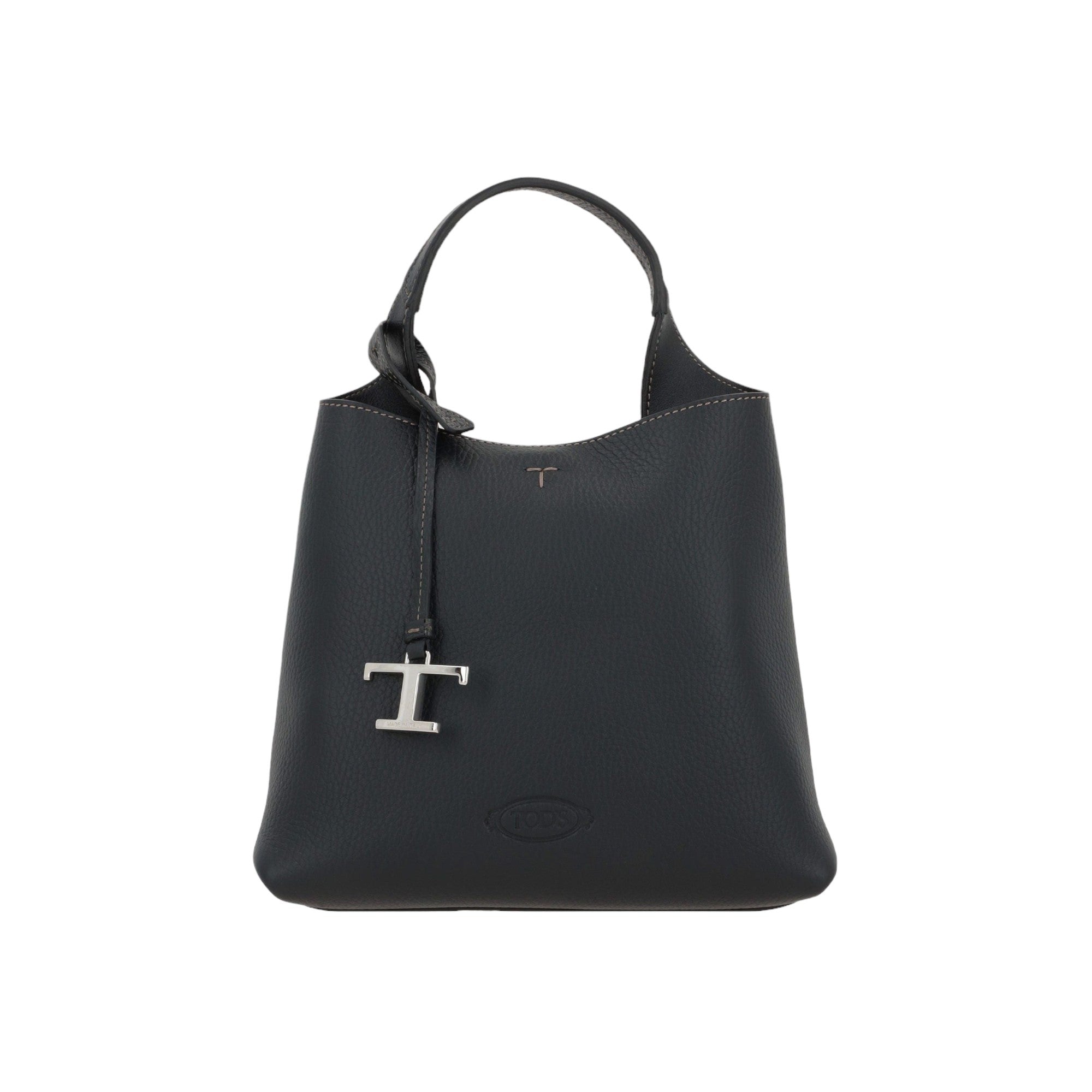 Grainy Leather Mini Handbag-TOD'S-JOHN JULIA