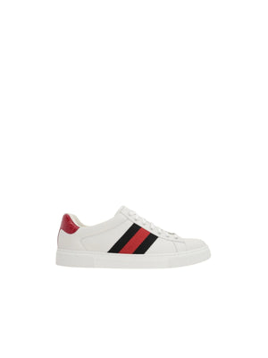 Ace Smooth Leather Sneakers-GUCCI-JOHN JULIA