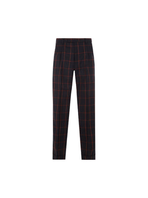 Checked Wool Regular-fit Pants-GUCCI-JOHN JULIA