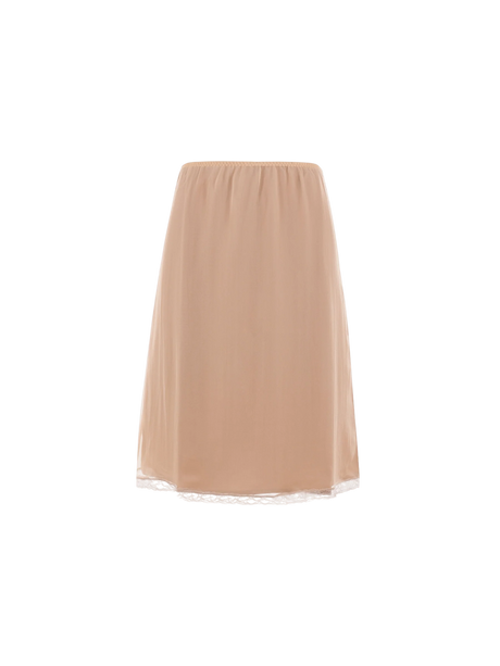 Crepe De Chine Short Skirt-GUCCI-JOHN JULIA