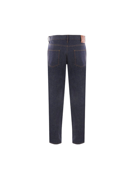 Denim Tapered Jeans-GUCCI-JOHN JULIA