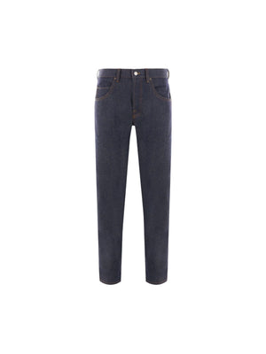 Denim Tapered Jeans-GUCCI-JOHN JULIA