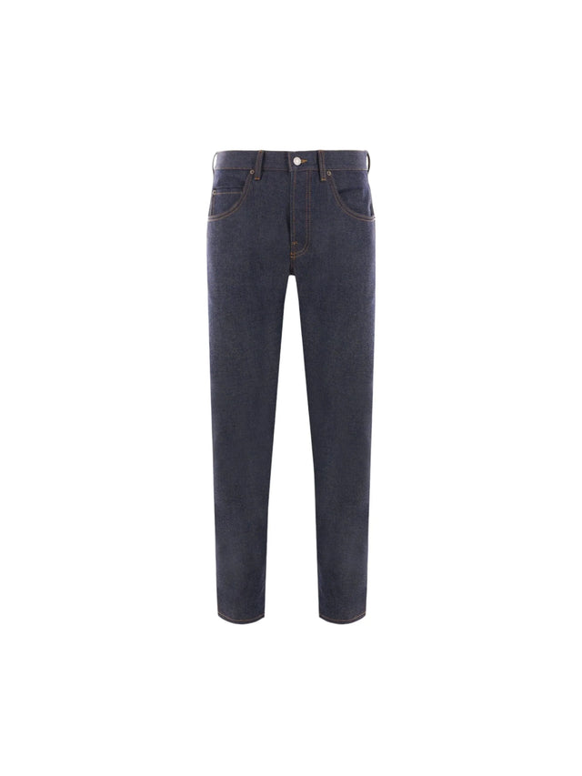 Denim Tapered Jeans-GUCCI-JOHN JULIA