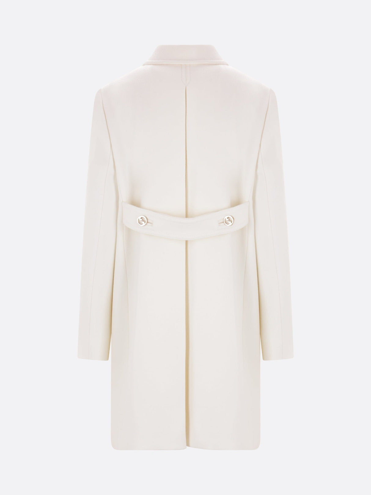 Double-breasted Wool Coat-GUCCI-JOHN JULIA