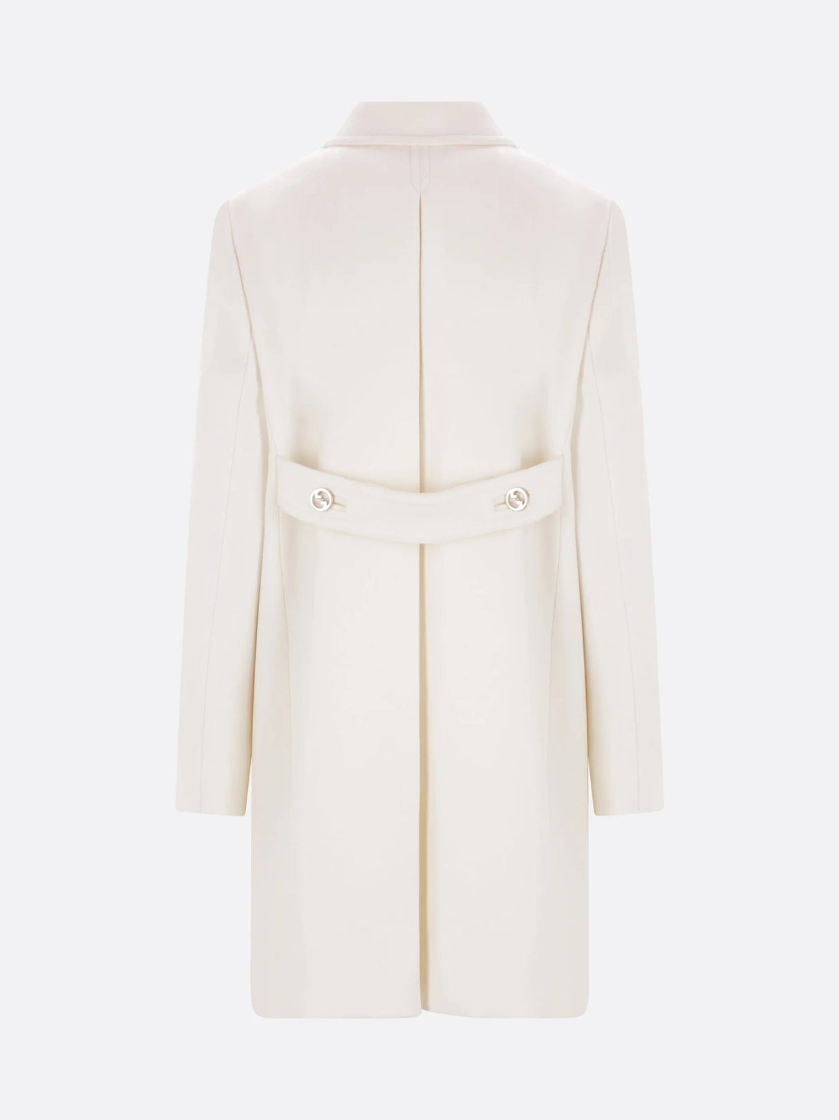 Double-breasted Wool Coat-GUCCI-JOHN JULIA