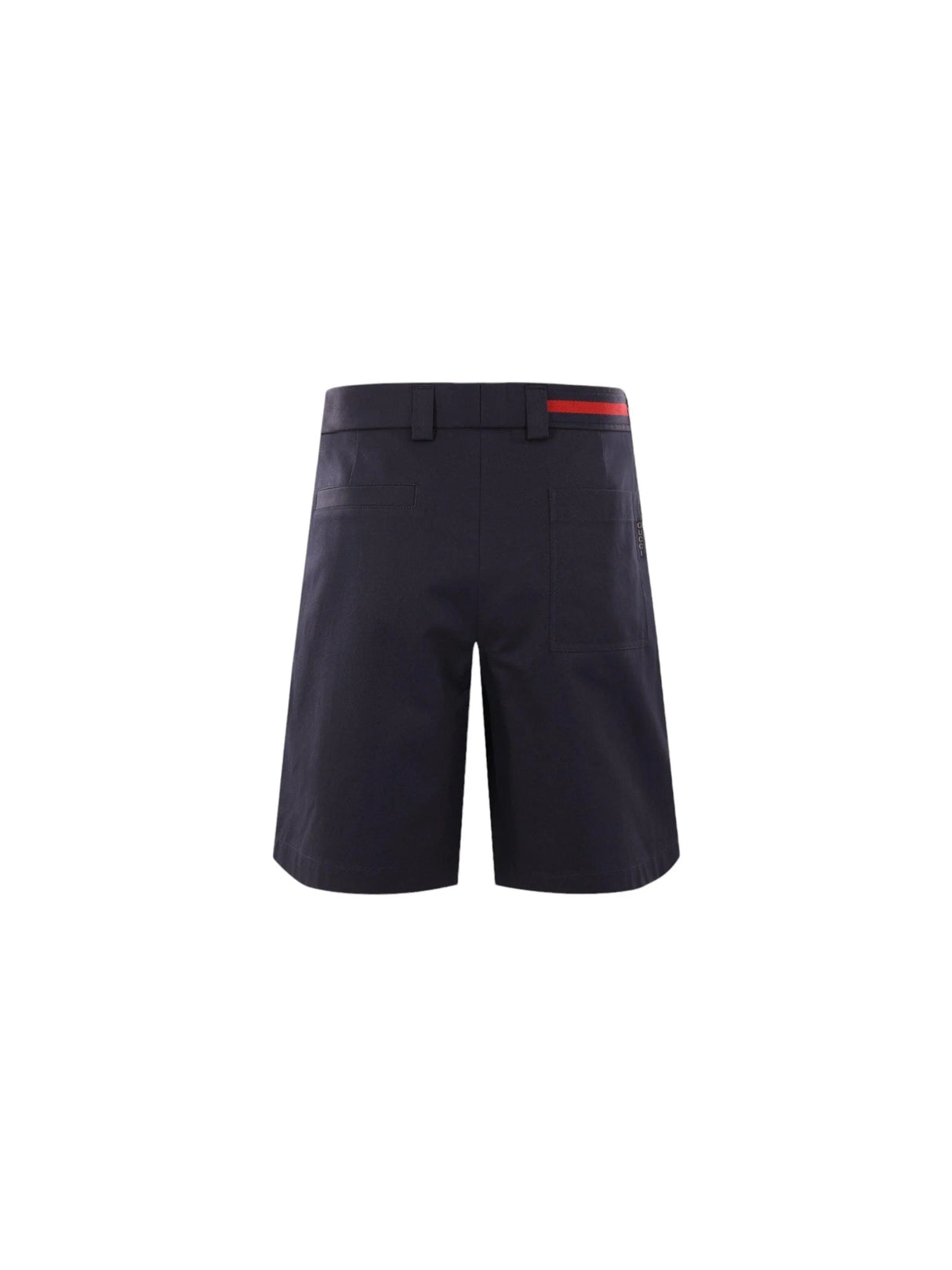 Double Cotton Twill Shorts-GUCCI-JOHN JULIA