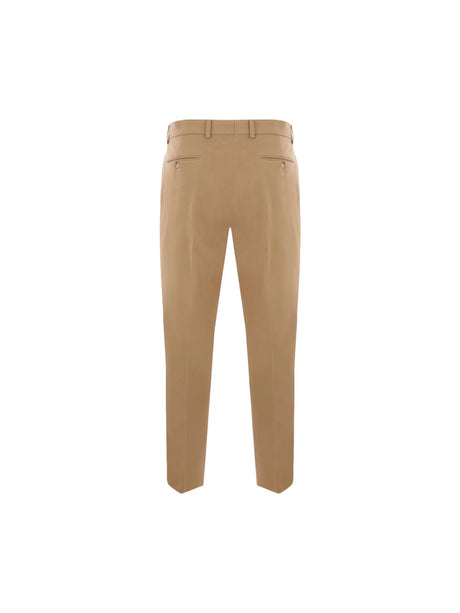 Gabardine Chino Trousers-GUCCI-JOHN JULIA