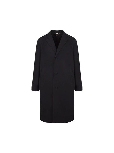 Gabardine Single-breasted Coat-GUCCI-JOHN JULIA