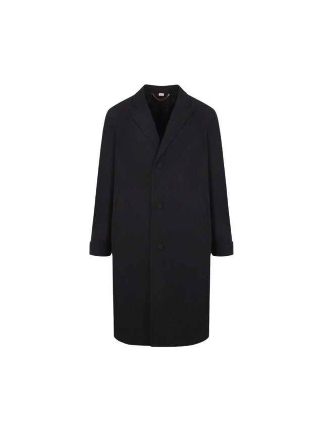 Gabardine Single-breasted Coat-GUCCI-JOHN JULIA