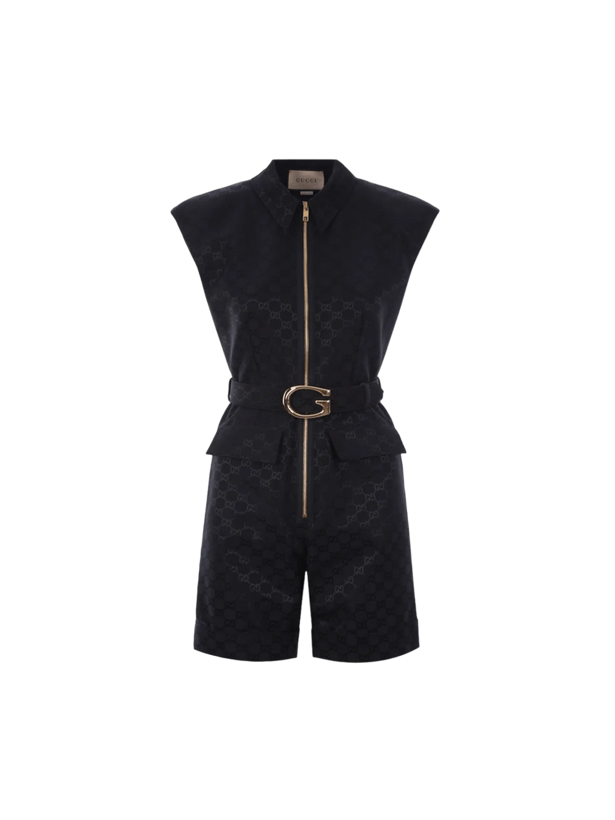 GG Faille Jumpsuit-GUCCI-JOHN JULIA