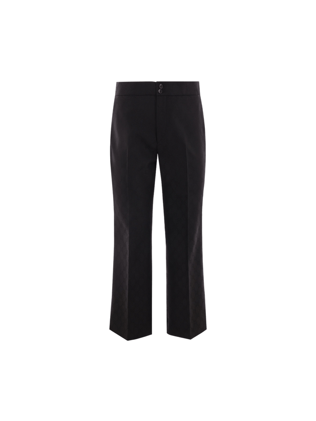 GG Jacquard Wool Pants-GUCCI-JOHN JULIA