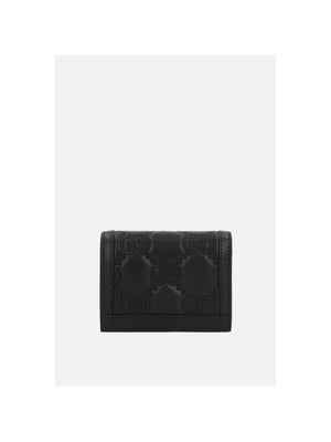 GG Leather Compact Wallet-GUCCI-JOHN JULIA