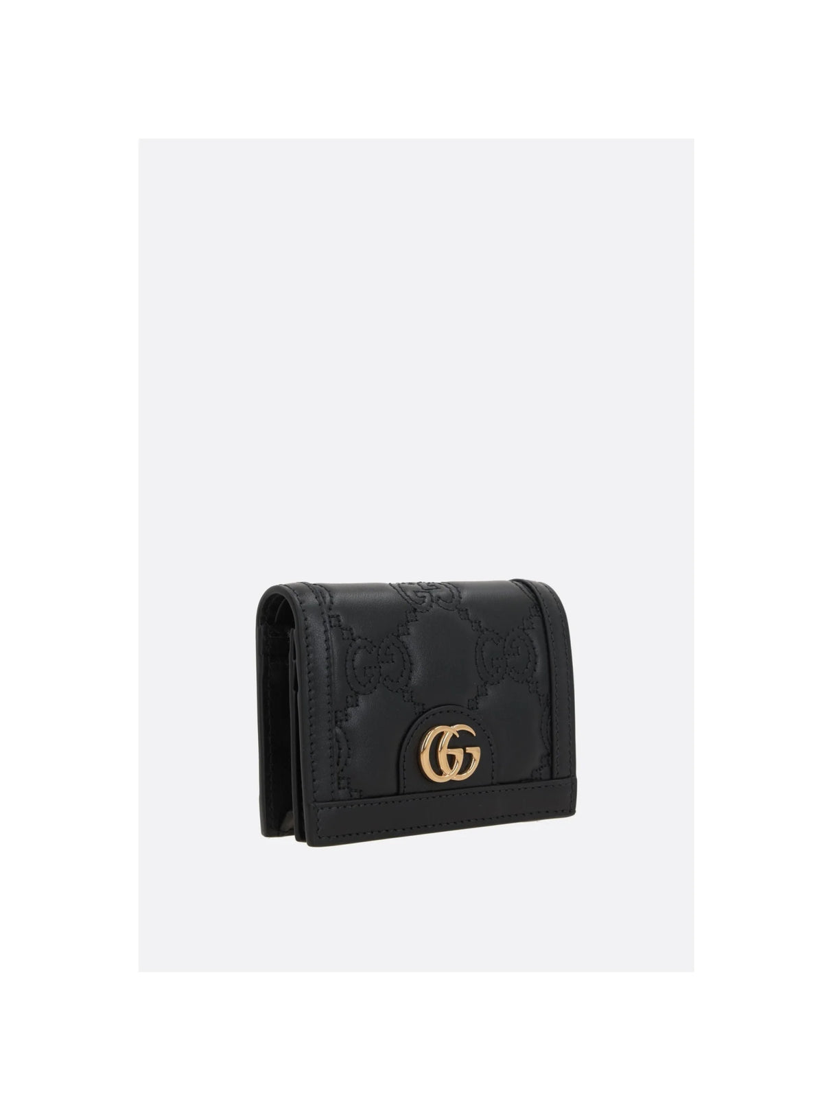 GG Leather Compact Wallet-GUCCI-JOHN JULIA