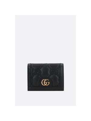 GG Leather Compact Wallet-GUCCI-JOHN JULIA