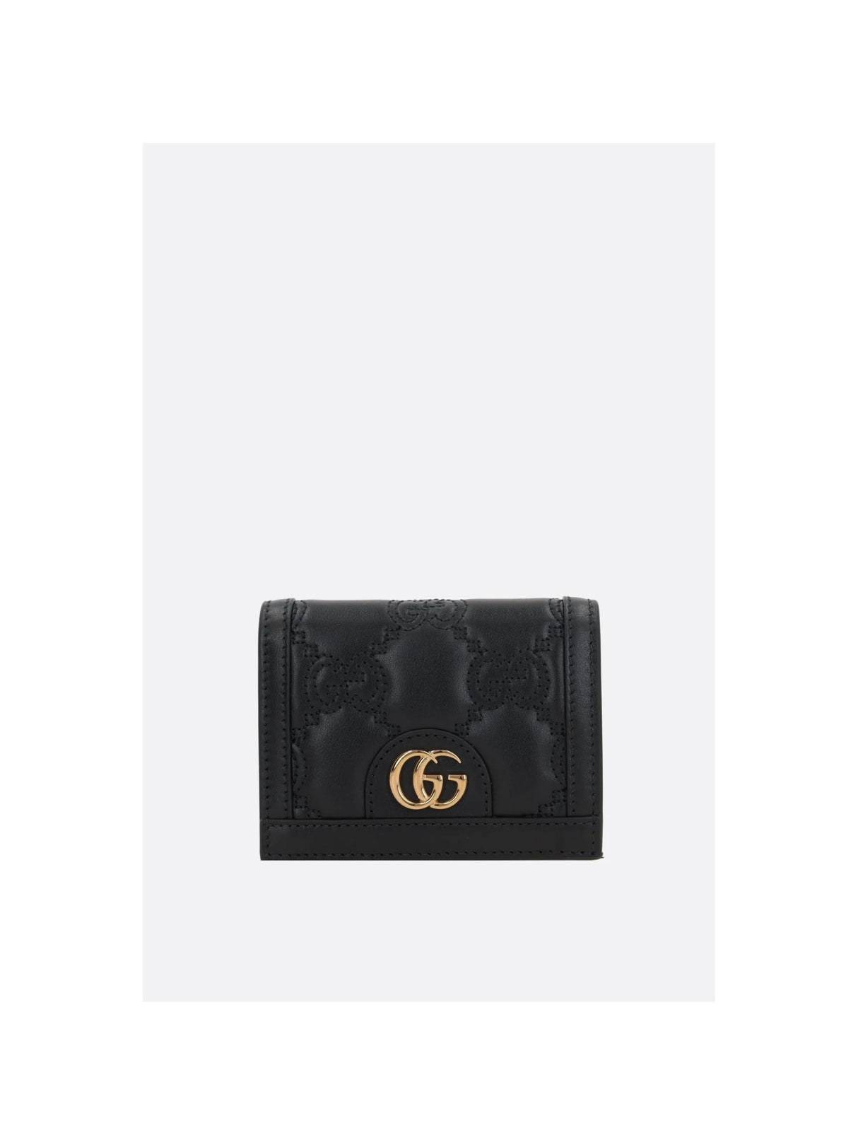 GG Leather Compact Wallet-GUCCI-JOHN JULIA