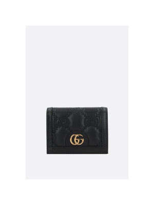 GG Leather Compact Wallet-GUCCI-JOHN JULIA