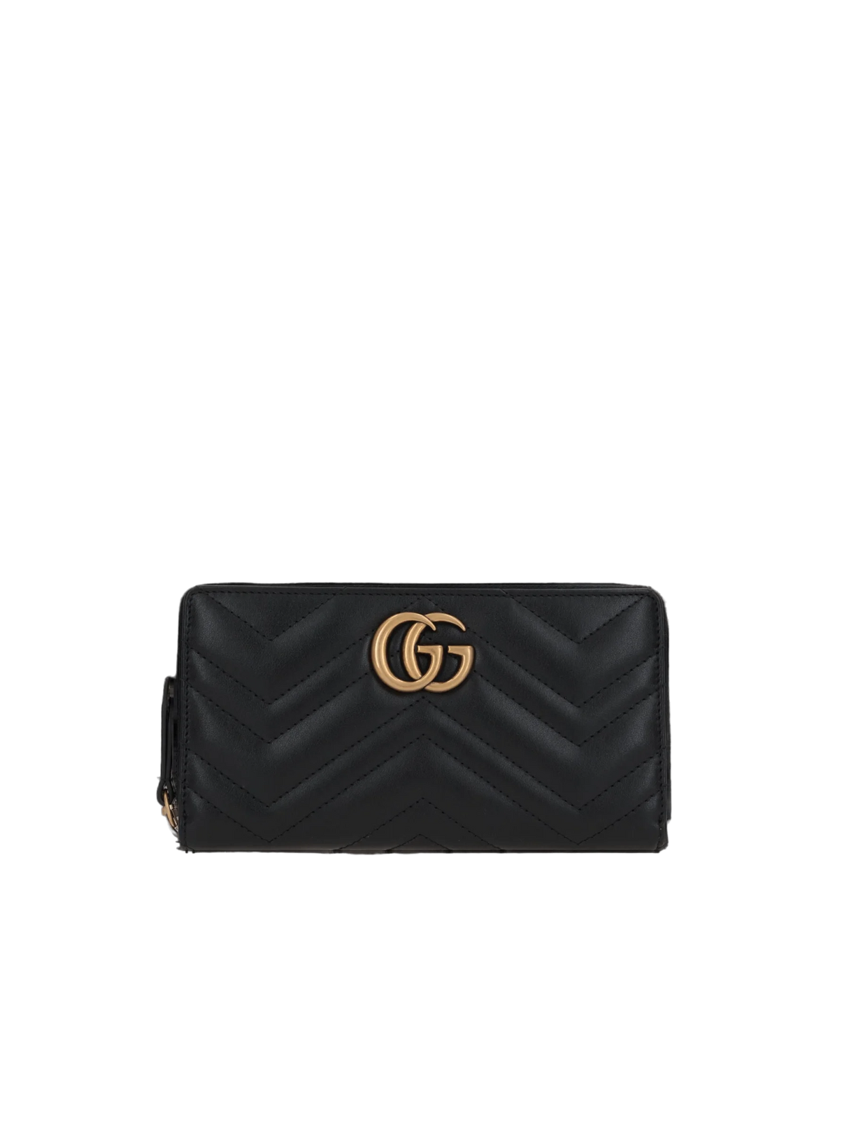 GG Marmont Quilted Leather Zip-Around Wallet-GUCCI-JOHN JULIA