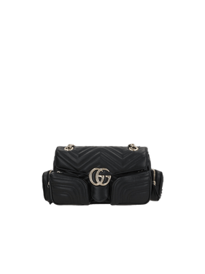 GG Marmont Small Multi-Pocket Shoulder Bag-GUCCI-JOHN JULIA