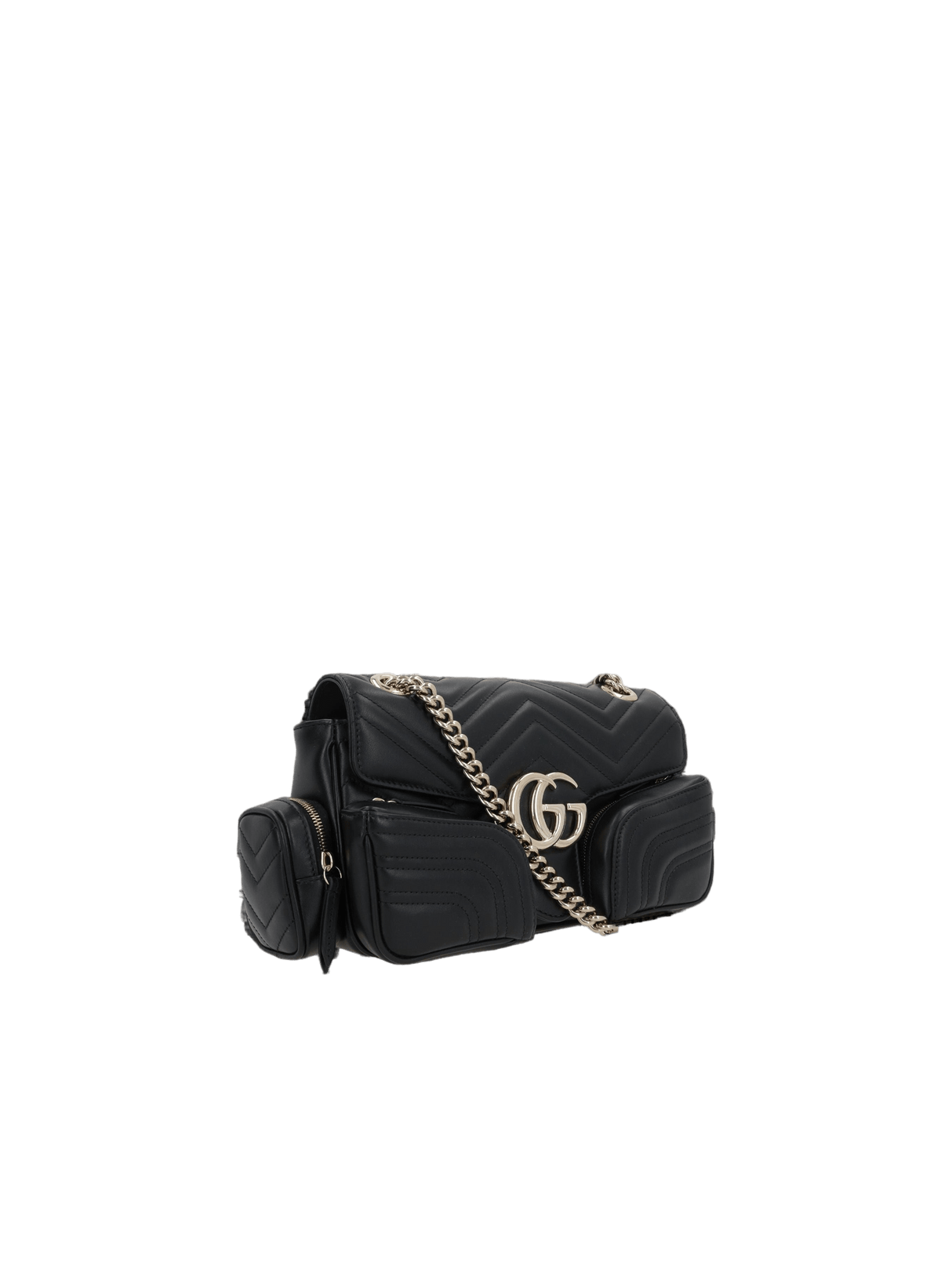 GG Marmont Small Multi-Pocket Shoulder Bag-GUCCI-JOHN JULIA