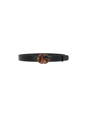 GG Marmont Smooth Leather Belt-GUCCI-JOHN JULIA