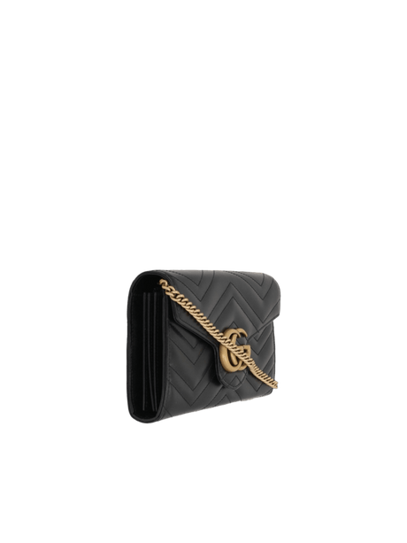 GUCCI-GG Marmont Super Mini Quilted Leather Bag-JOHN JULIA