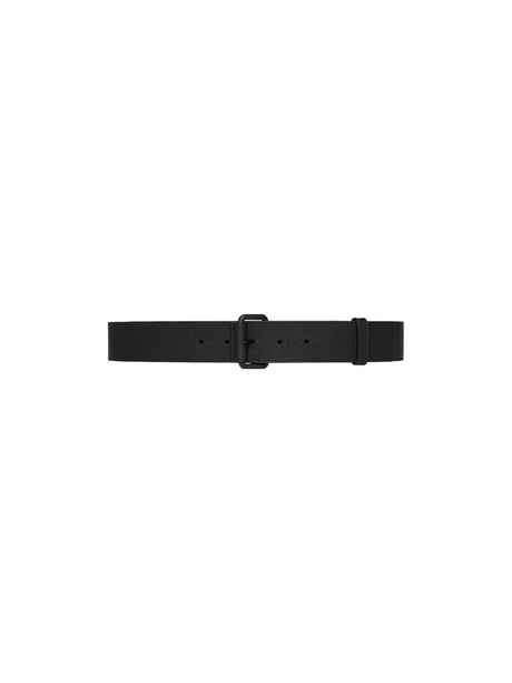 GG Rubberized Leather Belt-GUCCI-JOHN JULIA