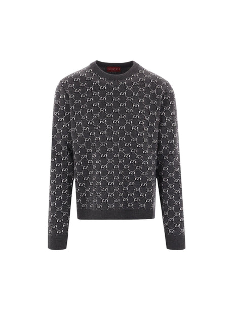 GUCCI-GG Shadow Jacquard Sweater-JOHN JULIA