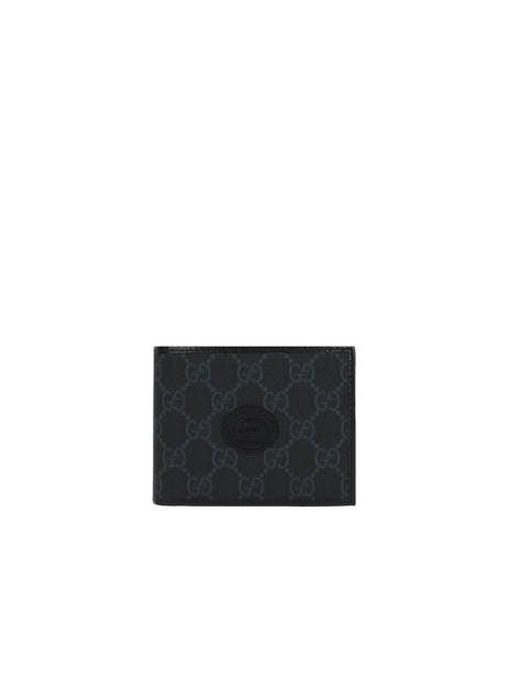 GUCCI-GG Supreme Canvas Bi-Fold Wallet-JOHN JULIA