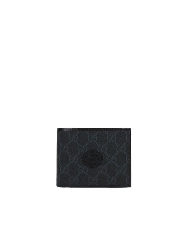 GUCCI-GG Supreme Canvas Bi-Fold Wallet-JOHN JULIA