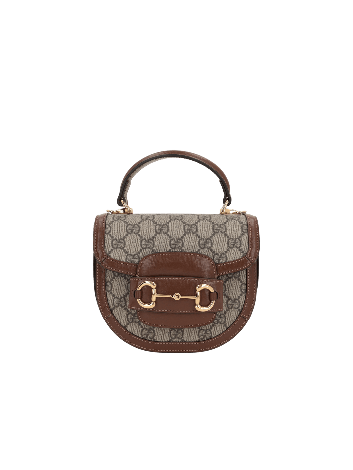 GUCCI-GG Supreme Canvas Horsebit 1955 Mini Handbag-JOHN JULIA