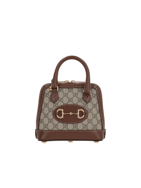 GG Supreme Canvas Horsebit 1955 Mini Handbag-GUCCI-JOHN JULIA