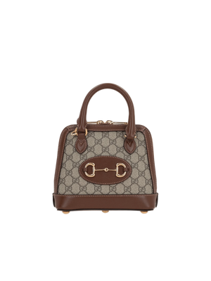 GG Supreme Canvas Horsebit 1955 Mini Handbag-GUCCI-JOHN JULIA