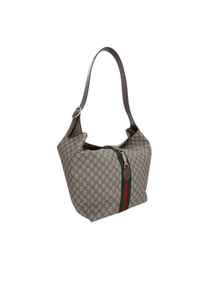 GG Supreme Canvas Jackie 1961 Medium Shoulder Bag-GUCCI-JOHN JULIA