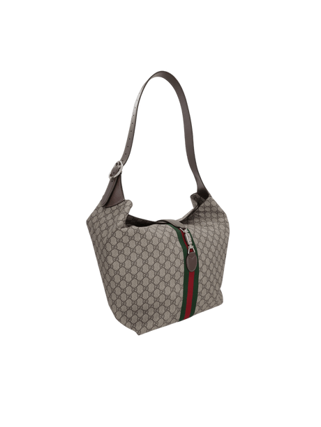 GG Supreme Canvas Jackie 1961 Medium Shoulder Bag-GUCCI-JOHN JULIA