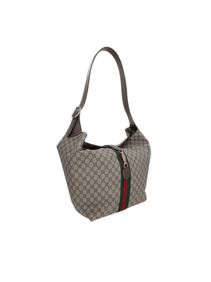 GG Supreme Canvas Jackie 1961 Medium Shoulder Bag-GUCCI-JOHN JULIA