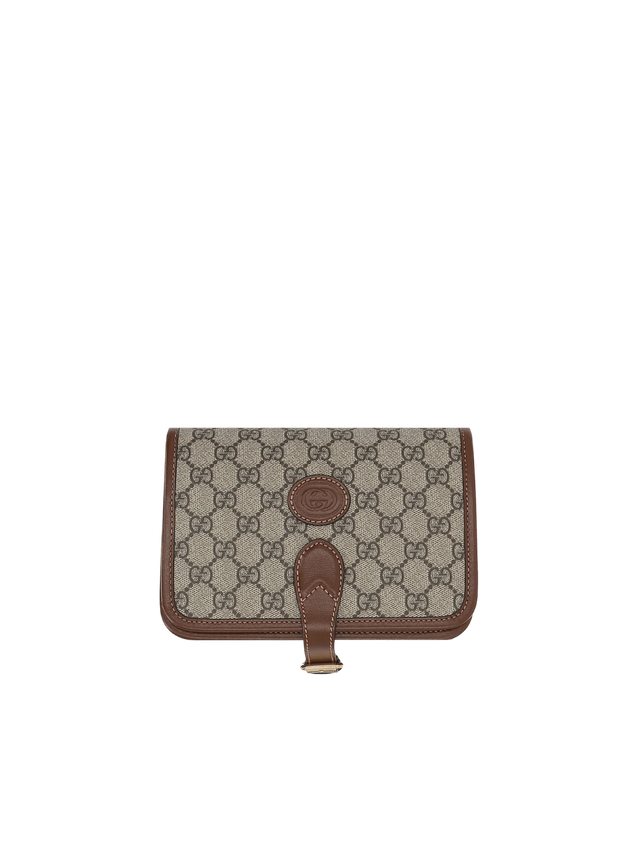 GG Supreme Canvas Mini Crossbody Bag-GUCCI-JOHN JULIA