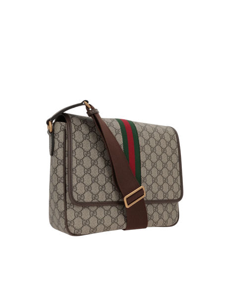 GG Supreme Canvas Ophidia Medium Shoulder Bag-GUCCI-JOHN JULIA